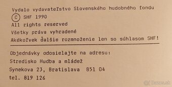 Predám brožúru Štvorručné skladby - 3