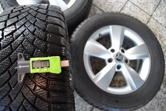 Škoda elektróny R16 a zimné gumy Bridgestone 215/60 R16 - 3