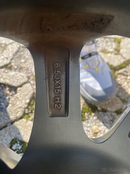 Ponúkam letné pneu DANLOP na diskoch MAK - 3