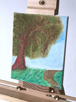 Ručná práca olej - strom života - 3