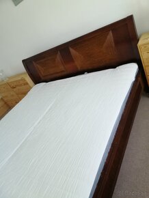 Predám postele masív, prírodné drevo - 3