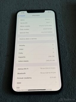 Predám Apple iPhone 12 PRO MAX 256GB Blue Minimálne známky - 3