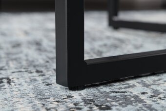 Konferenčný stolík Prestige okrúhly 80 cm biely sklo mramor - 3