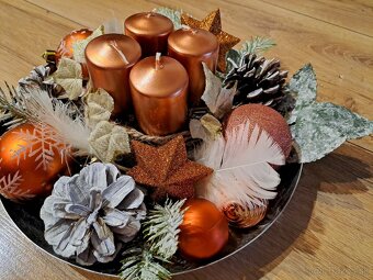 Adventná dekorácia na stôl - 3