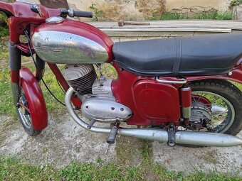 Patina Jawa 250 typ 559 rv 67 platne doklady biele spz - 3