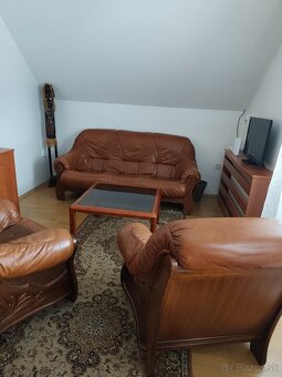 Kožená sedacia súprava 3+1+1 - 3