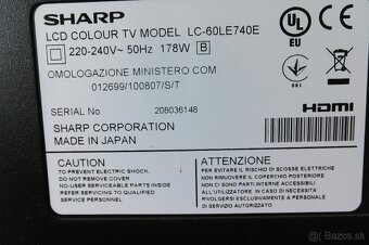 LCD televízor SHARP LC-60LE740E . - 3