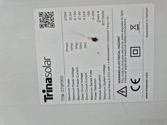 Fotovoltalicke panely 270w - 3