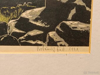 Obraz Tatranský horec 1971, 44x103 - 3