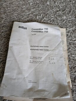 Kuchynský robot Braun Combimax 700 - 3