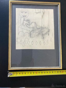 Starý obrázek za sklem - 3