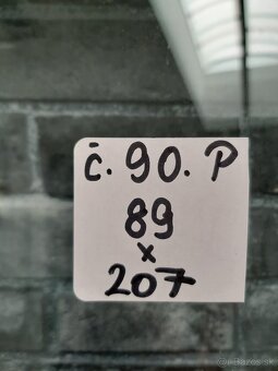 Plastové dvere Č. 90 P - 3