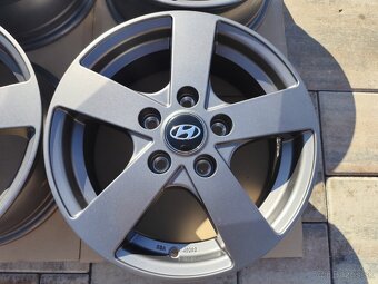 5x114,3 r15 hliníkové disky Hyundai, Kia, grafit - 3