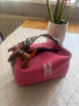 Kabelka , kufrík na styl Hermes - 3