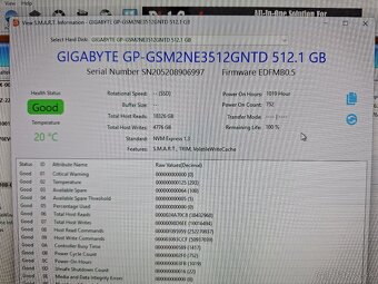 NVMe M.2 SSD GIGABYTE 512 GB - 3