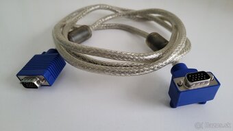 Prepojovací kábel 2x D-Sub VGA (15-pin) - 3
