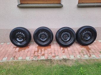 4x Zimné pneu Continental 195/65 R15 T + disky (cca 5mm) - 3