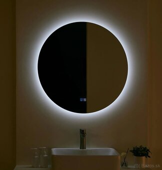 Predám KIELLE Idolio zrkadlo s Led osvetlením, priemer 80 cm - 3