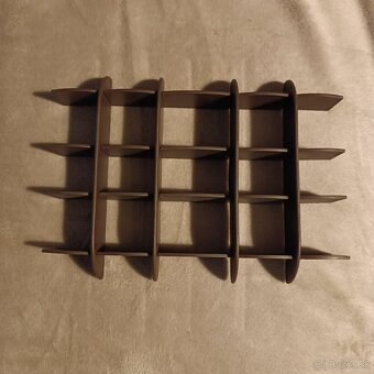 Retro drevená solnička, nádobky, polička, svietnik zdarma - 3