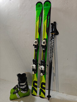 LYŽE TECNO PRO TEAM 70 140CM + LYŽIARKY SALOMON 41EUR - 3