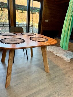 Jedalenský stôl 120cm masív - 3