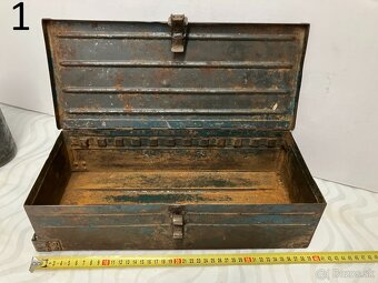 Vojenská plechová bedňa a nádoba - 3