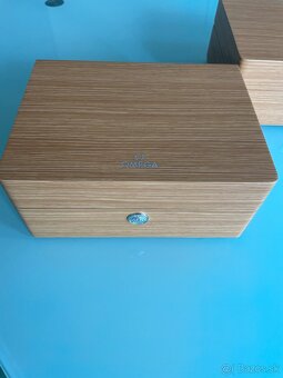 Hodinky drevená krabička Omega - 3