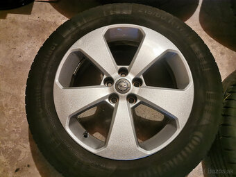 Opel Mokka - originál 17" alu disky s letnými pneu - 3