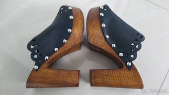 Kožené dreváky čierne, Steve Madden, veľkosť 3 - 3