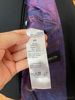 Čierny oblek značky Zekon - 3