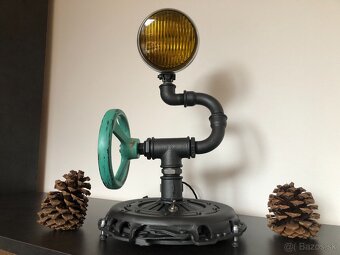 Industriálna lampa - STEAMPUNK V - 3