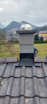 Frézovanie a vložkovanie ínov,montáž trojvrstvových komínov - 3