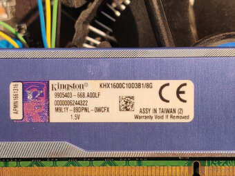 RAM DDR3 8Gb 1600 Mhz Kingston - 3