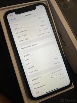 iPhone 11 64gb black - 100% batéria - 3
