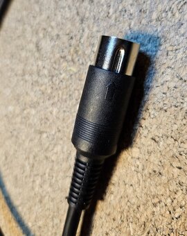 6-pinový DIN kábel 100cm MIDI, audio, Commodore 64, mikrofón - 3
