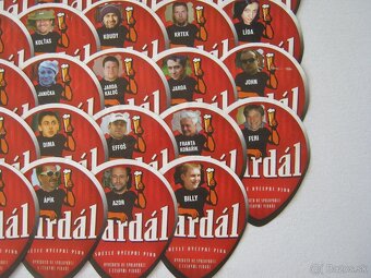 55x pivní etikety PARDÁL České Budějovice Budvar rok 2011 - 3