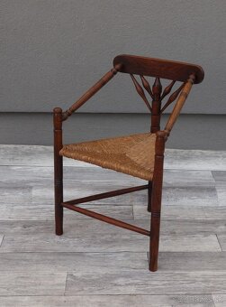 Kreslo drevené z roku cca 1900. - 3