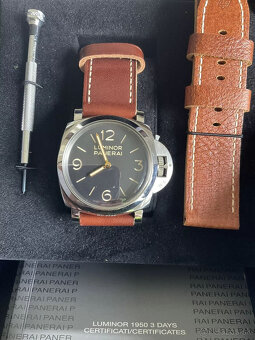 Panerai luminor PAM372 + Ako nové + s originálnym náhradným - 3