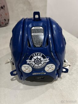 ✅ HOKEJOVÁ PROFI PRILBA - BAUER HYPERLITE = M - L - BLUE ✅ - 3
