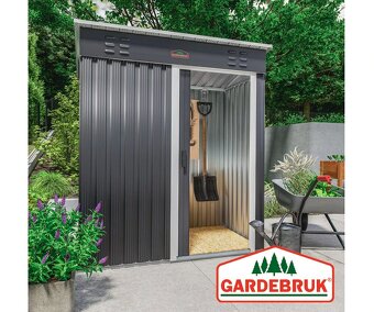 Záhradný domček A0 182 x 165 x 85 cm antracit - 3