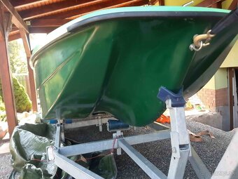 Rybársky čln katamaran otvorený - 3