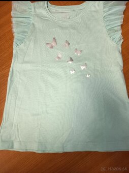 Nová dievčenská bavlnená suprava 122/128 - 3