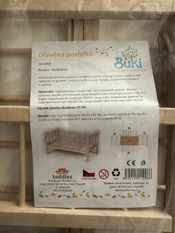 Teddies Postieľka drevená - 3