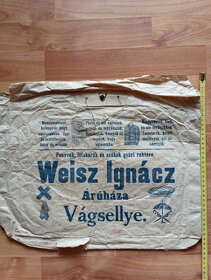 Stará reklamná nákupná taška Weisz Ignácz - 3
