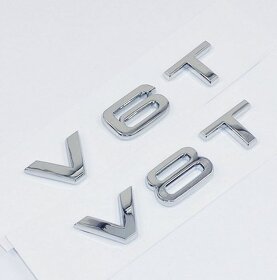 Napis logo znak AUDI V6T V8T na blatniky - 3