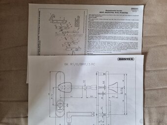 Bezpečnostné Kovanie Rostex BK R1 Brit Nerez Matt - 3