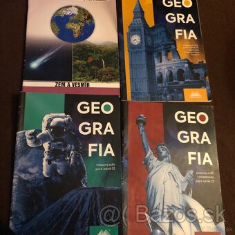 Učebnice a zošity z Geo a Ruj - 3