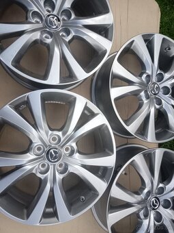 MAZDA 18" 5x114,3 Snímače TPMS ORIG.HLINÍKOVÉ DISKY+KIA, - 3