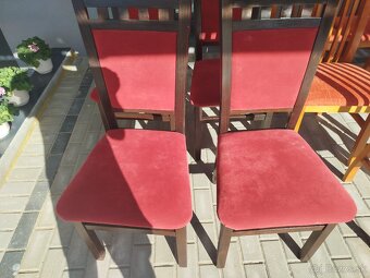 Jedálenské stoličky 4 ks predám. - 3