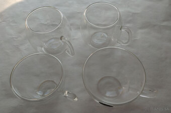 Predám 4 sklenené hrnceky s dvojitou stenou - 3